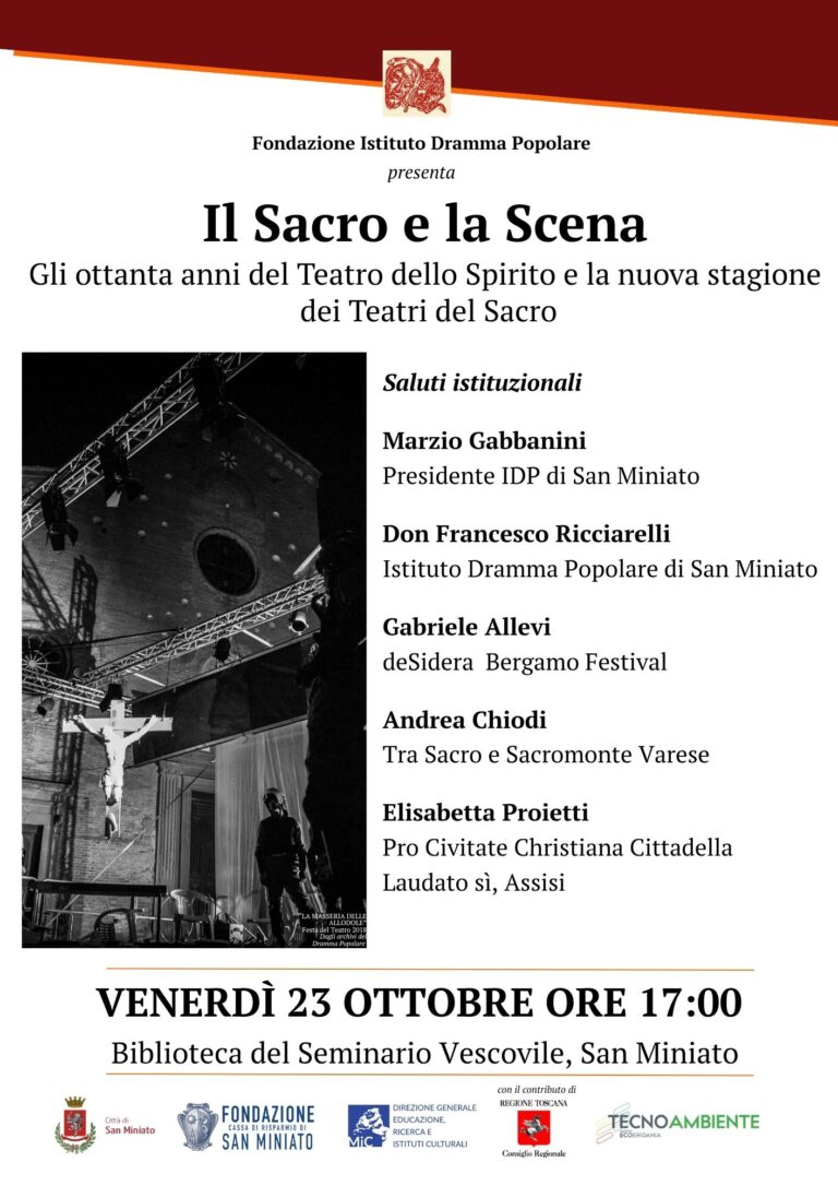 Il Sacro e la Scena